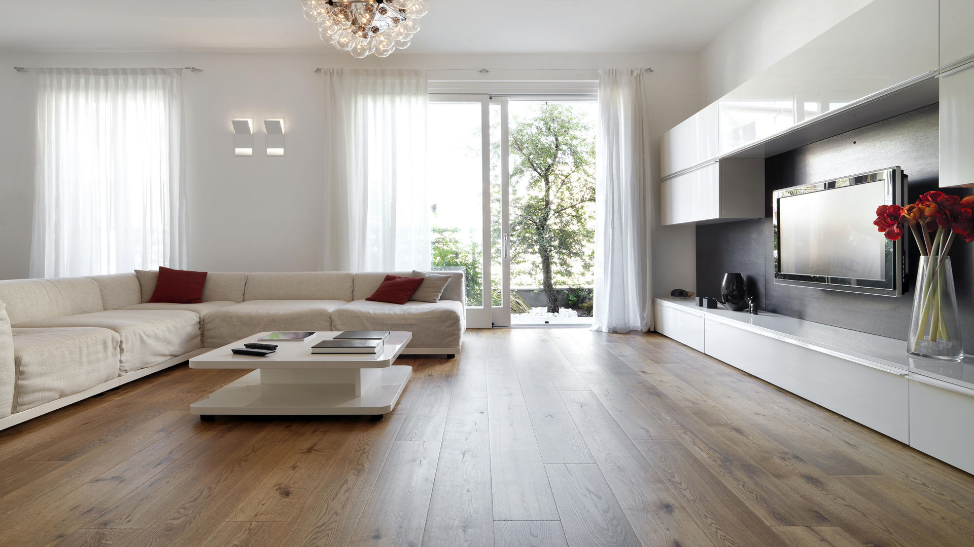 Living room in a residential building
