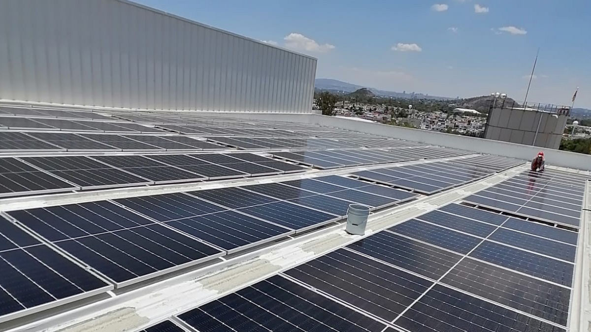 Photovoltaic system at the Sika Querétaro plant in Mexico