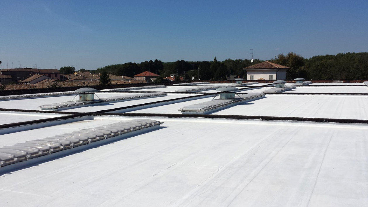 white sikashield pure air roof