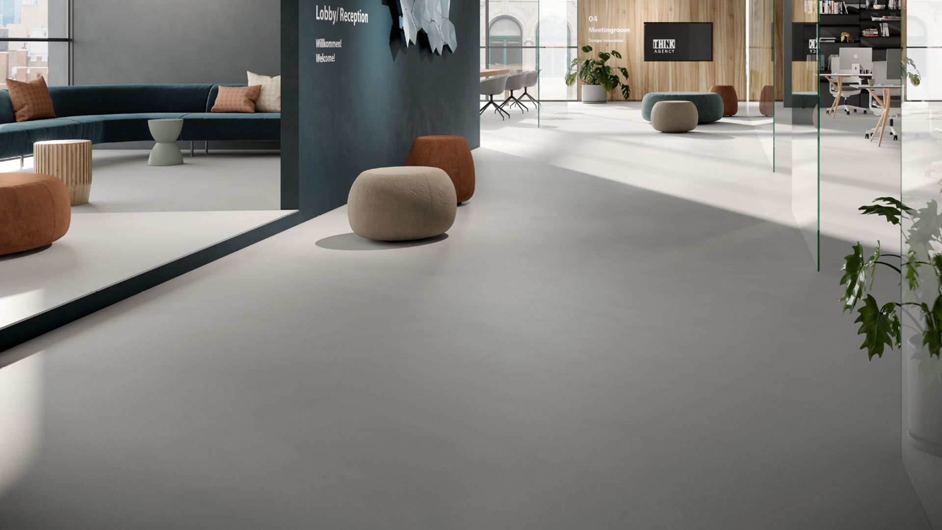 Floor with Sikacomfortfloor mineralfx system