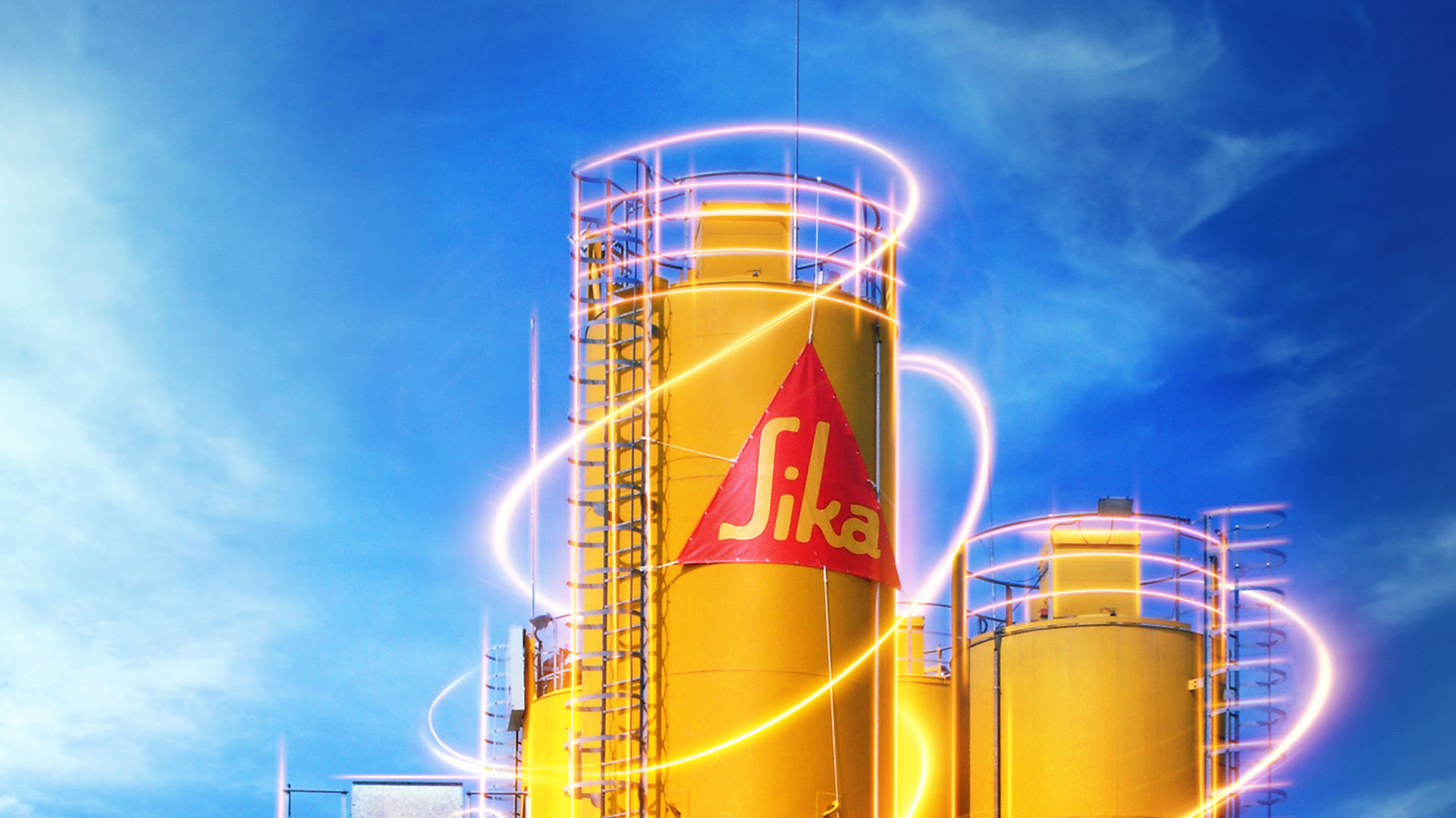 SikaVision digital products light streak at Sika concrete cement plant