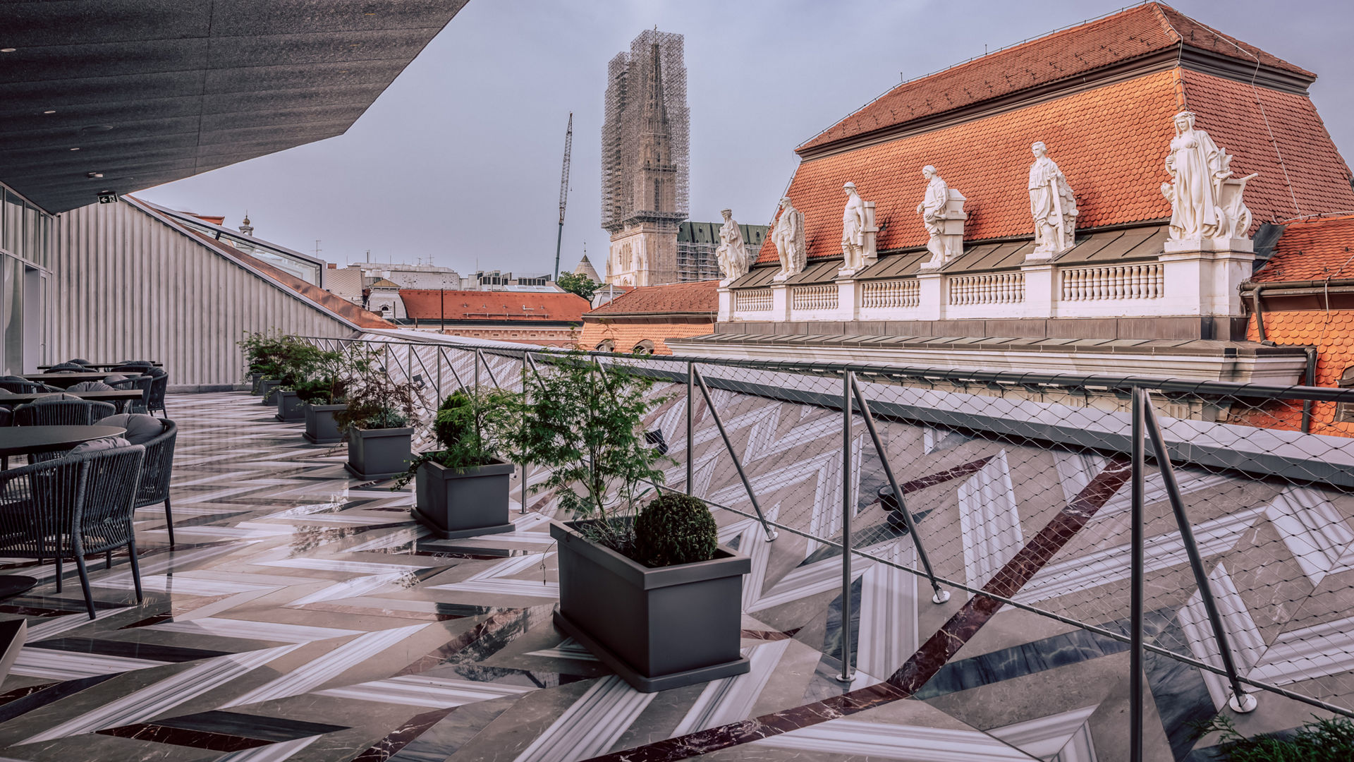 Sika rješenja na terasi MET Boutique Hotela u Zagrebu