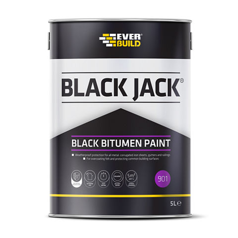 EVERBUILD® BLACK JACK® 901 BLACK BITUMEN PAINT