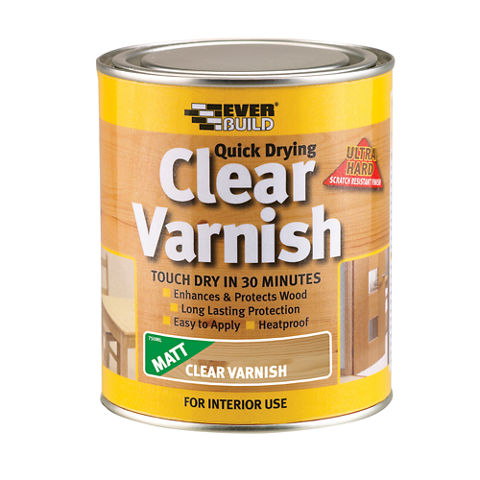 EVERBUILD® Quick Drying Clear Varnish