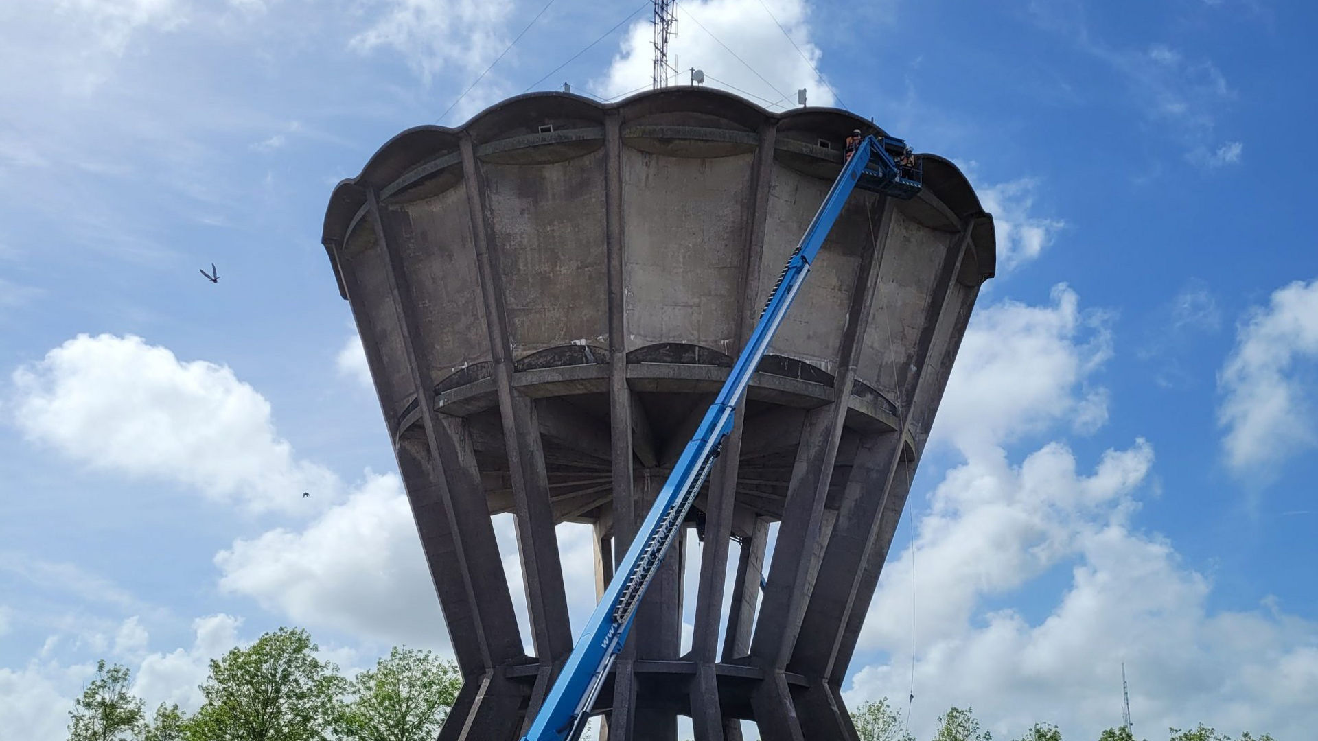 churchfield reservoir construction site