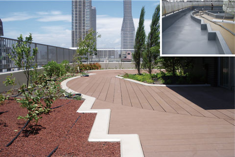 超速硬化ウレタン複合防水シリーズ・屋上緑化専用防水システム