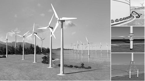 陸上・洋上風力発電施設