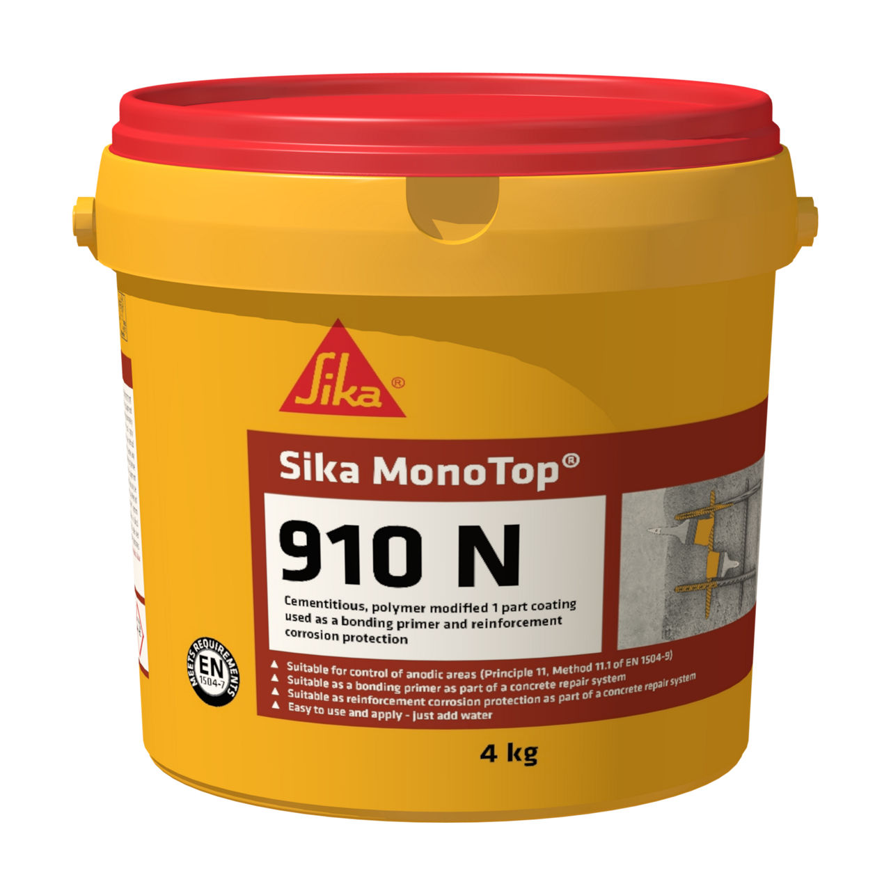 Sika MonoTop®-438 R | Self-Compacting Fast Hardening Repair Mortar