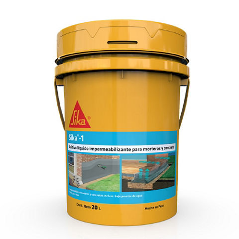 SIKA 1 IMPERMEABILIZANTE para morteros y concretos – CORPORACION PAINTS  GRIMS SAC