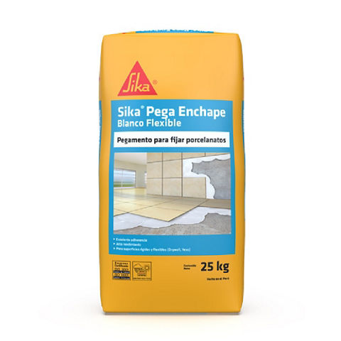 Sika® Pega Enchape Blanco Flexible