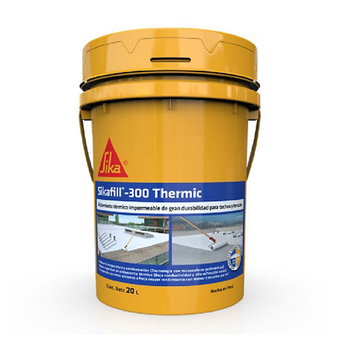 Pintura impermeabilizante para exteriores Sika x 20 lts.