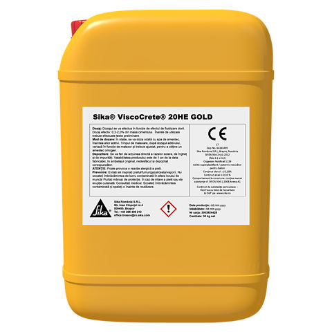 Sika® ViscoCrete®-20 HE GOLD