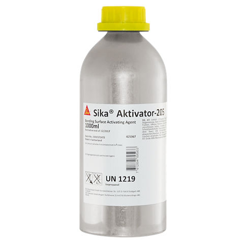 SIKA Aktivator-205 - Limpiador transparente a base de disolvente para  superficies no porosas, 30 ml, ideal para pretratamiento de superficies  para Sikaflex-522 y Sikaflex-554 : : Deportes y aire libre