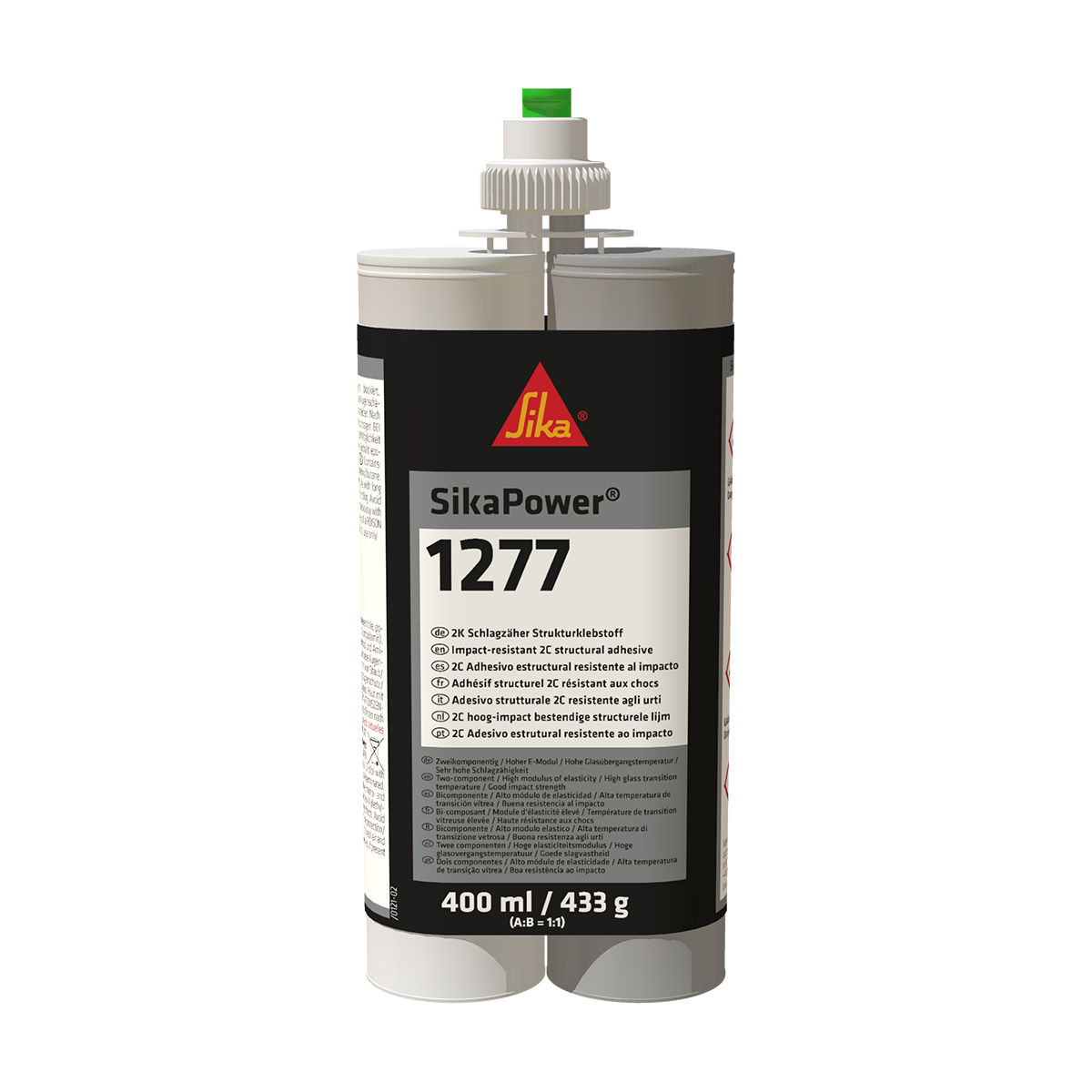 Polyurethane putty adhesive 522 SIKAFLEX - white - cartridge - 300 ml