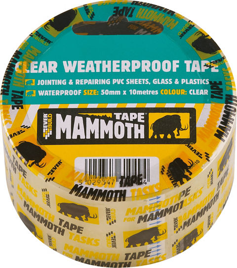 EVERBUILD® MAMMOTH® CLEAR WEATHERPROOF TAPE