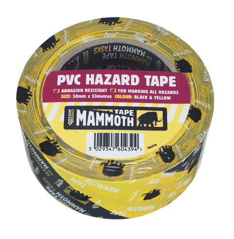 EVERBUILD® MAMMOTH® PVC HAZARD TAPE