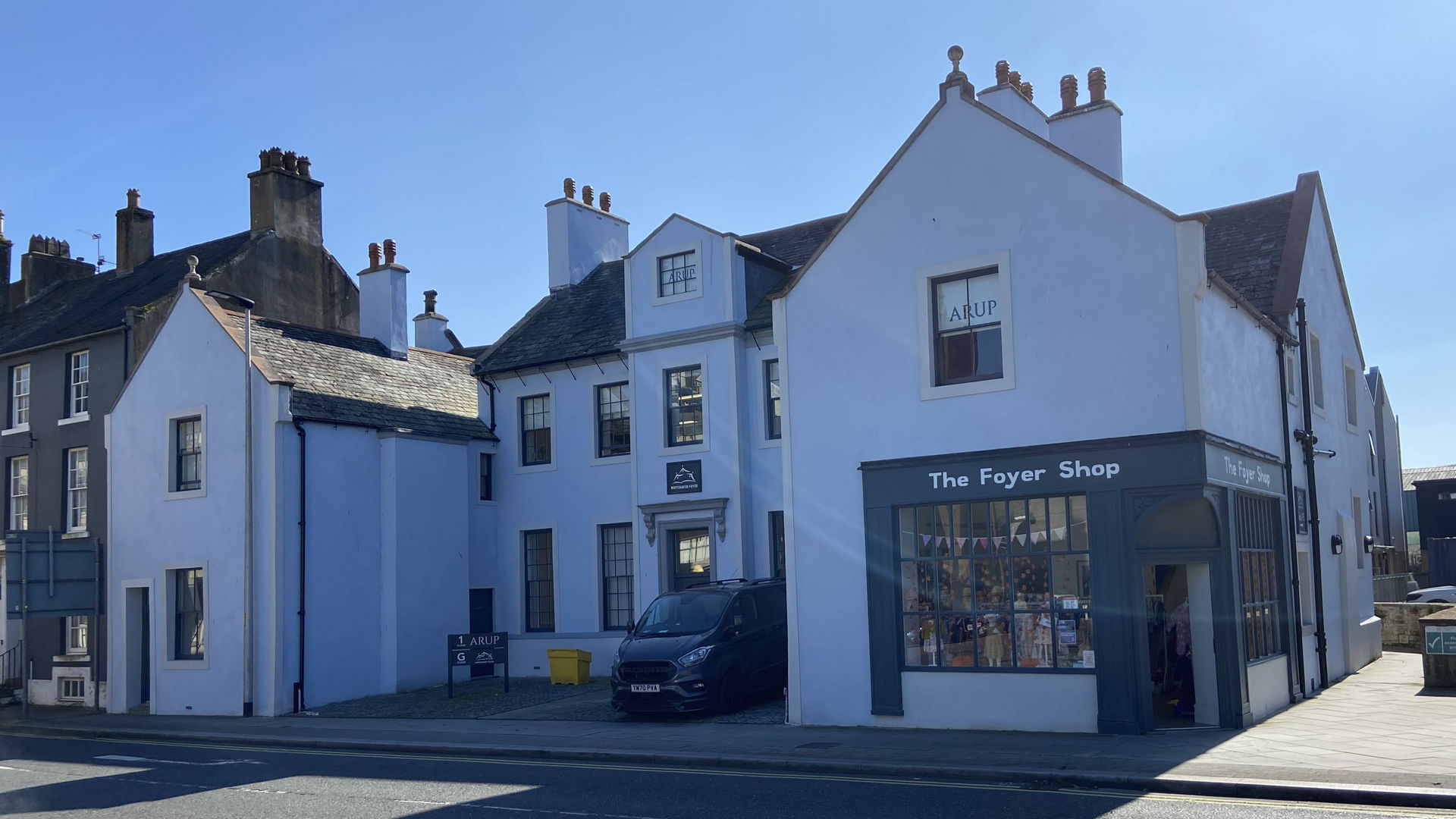 Rendered Building in Whitehaven