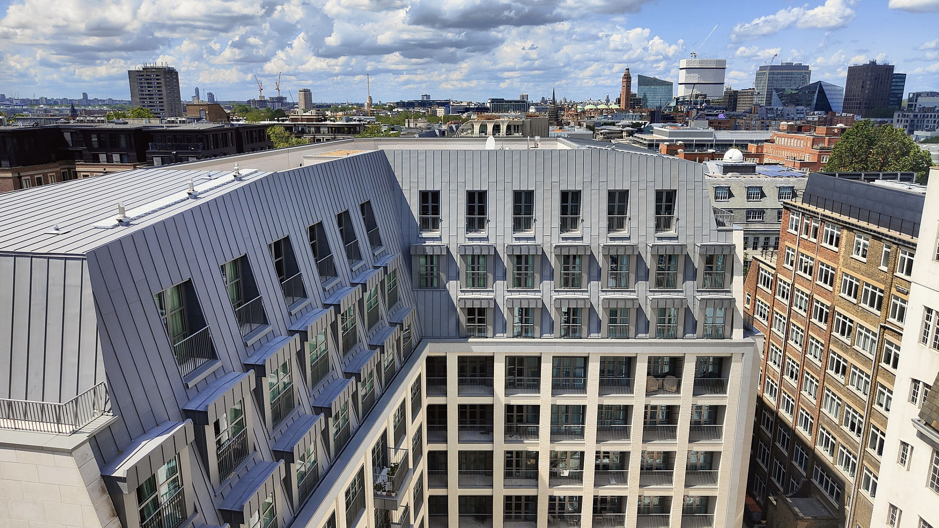 Rendered Building in London