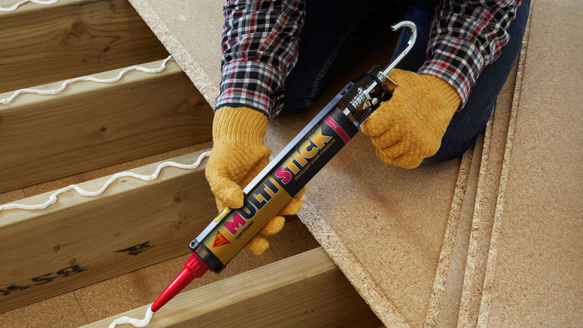 Person applying Multi Stick
