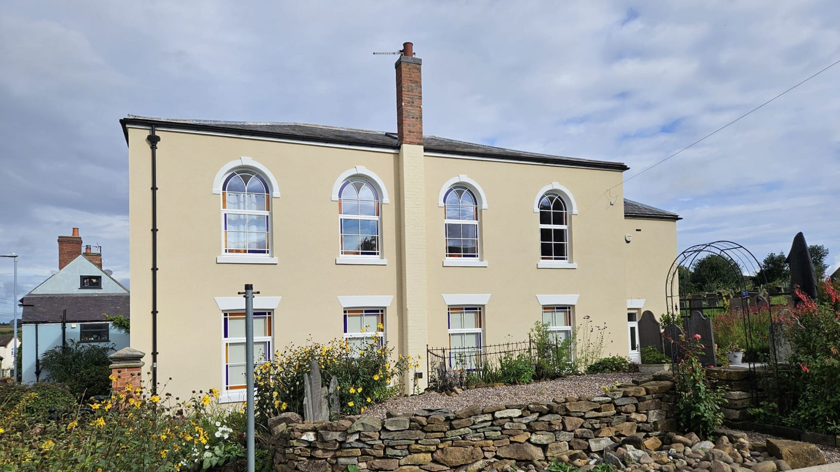 Rendered Building in Leicestershire