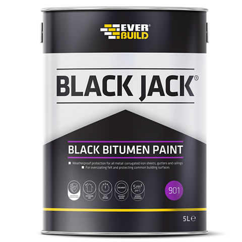 EVERBUILD® BLACK JACK® 901 BLACK BITUMEN PAINT