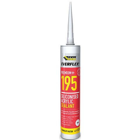 EVERBUILD® EVERFLEX® 195 Siliconised Acrylic Sealant