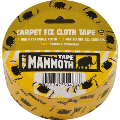 Ruban De Masquage Everbuild Mammoth – 25 Mm X 50 M, Pour Peinture Et Décoration