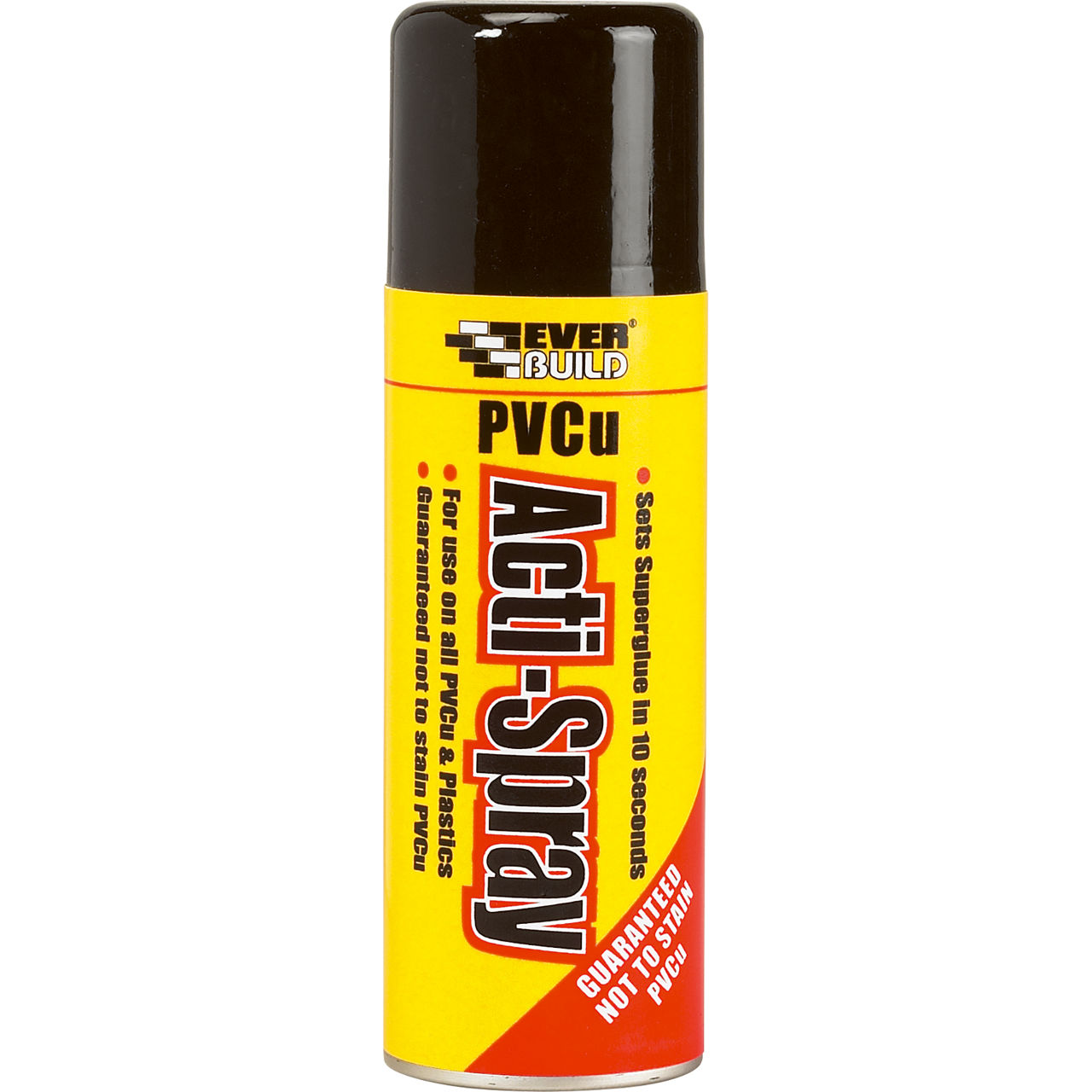 6x Everbuild PVCU Acti-Spray Superglue Activator – Neuf, Stock Non Utilisé, UK