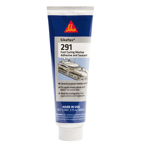 Sikaflex 291i Marine Sealant - Slot Gasket Strip Glue - White