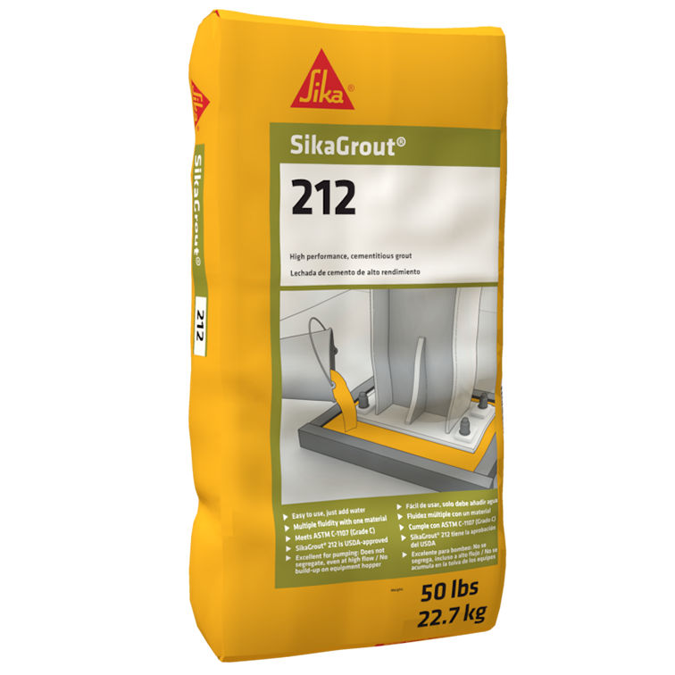 Sikadur-42 Grout-Pak is a pre-proportioned, epoxy, baseplate grouting system