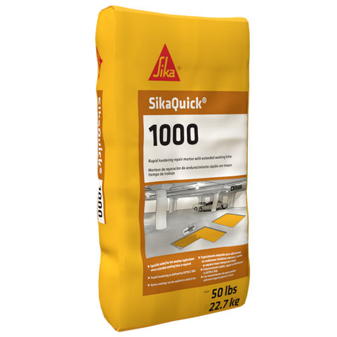 SikaQuick-1000 is a rapid hardening repair mortar with