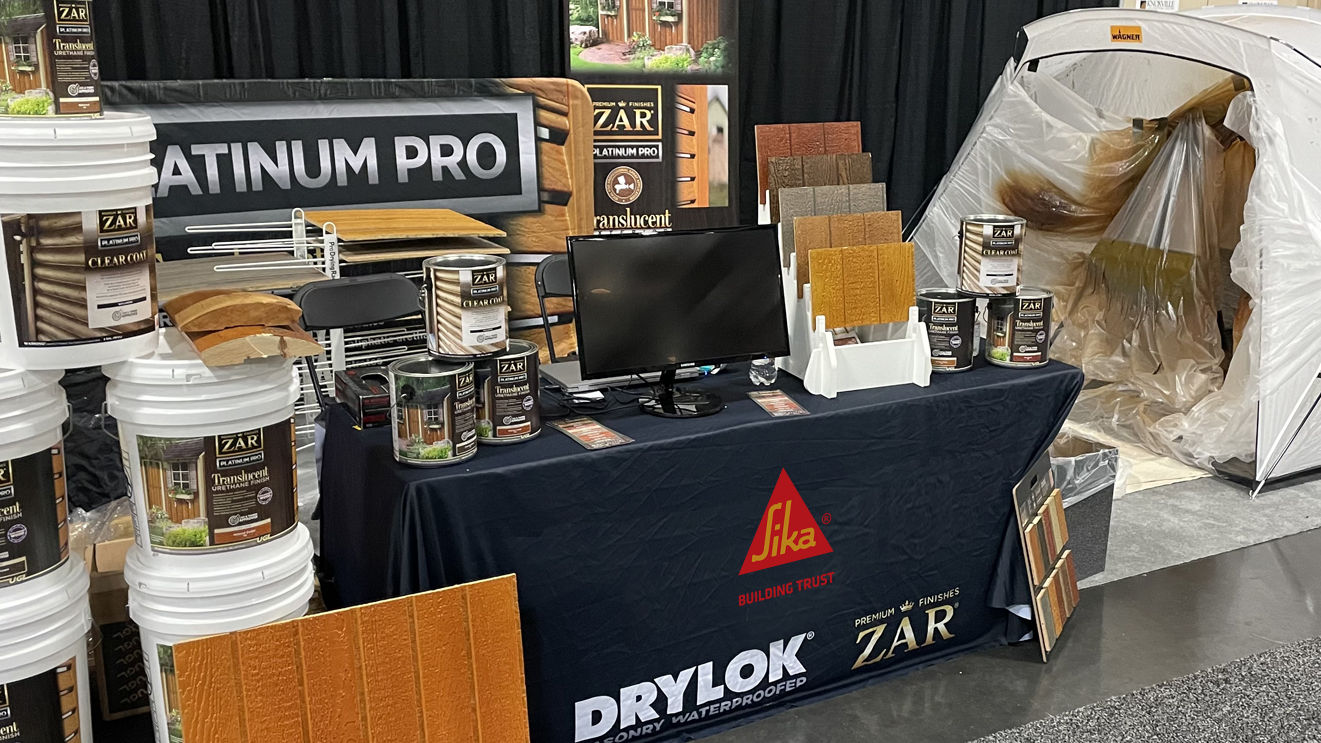 Sika Zar Shed Expo Trade Show Booth