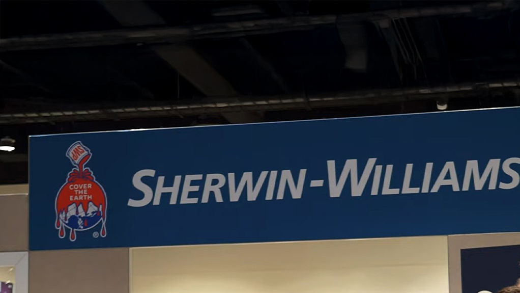 Sherwin-Williams store signage display