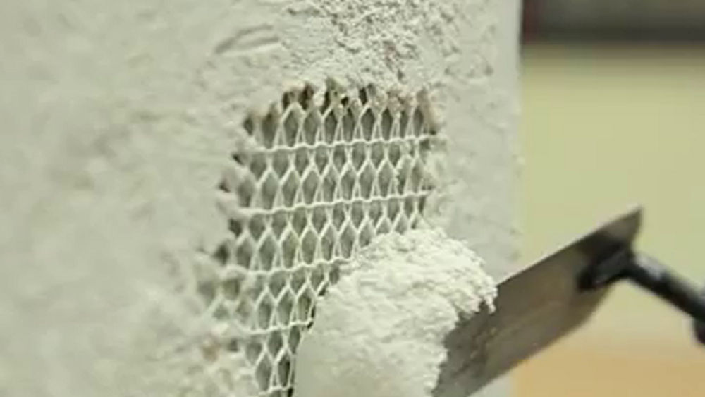 Sikacryl Ready Mix Stucco Patch Wall Application Trowel Use