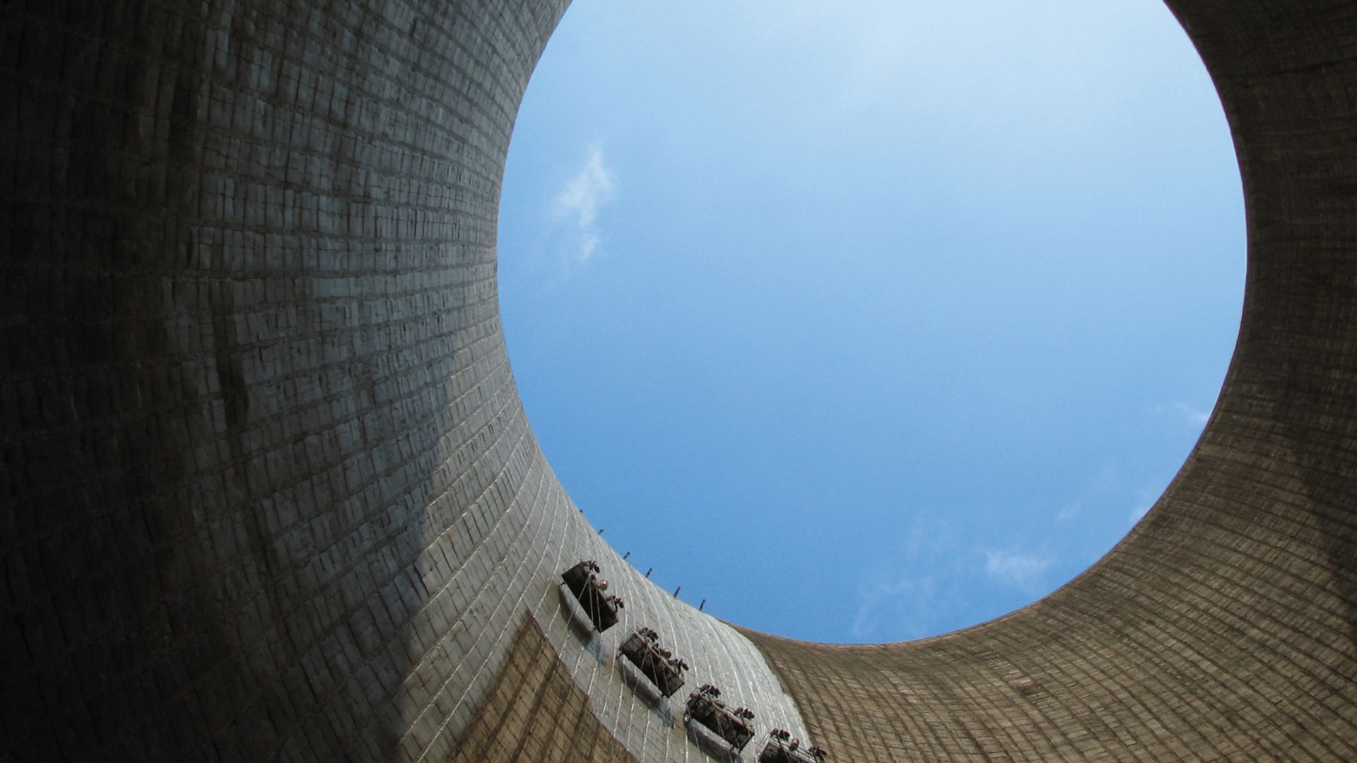 Concrete repair inside cooling tower with Sika MonoTop repair mortars